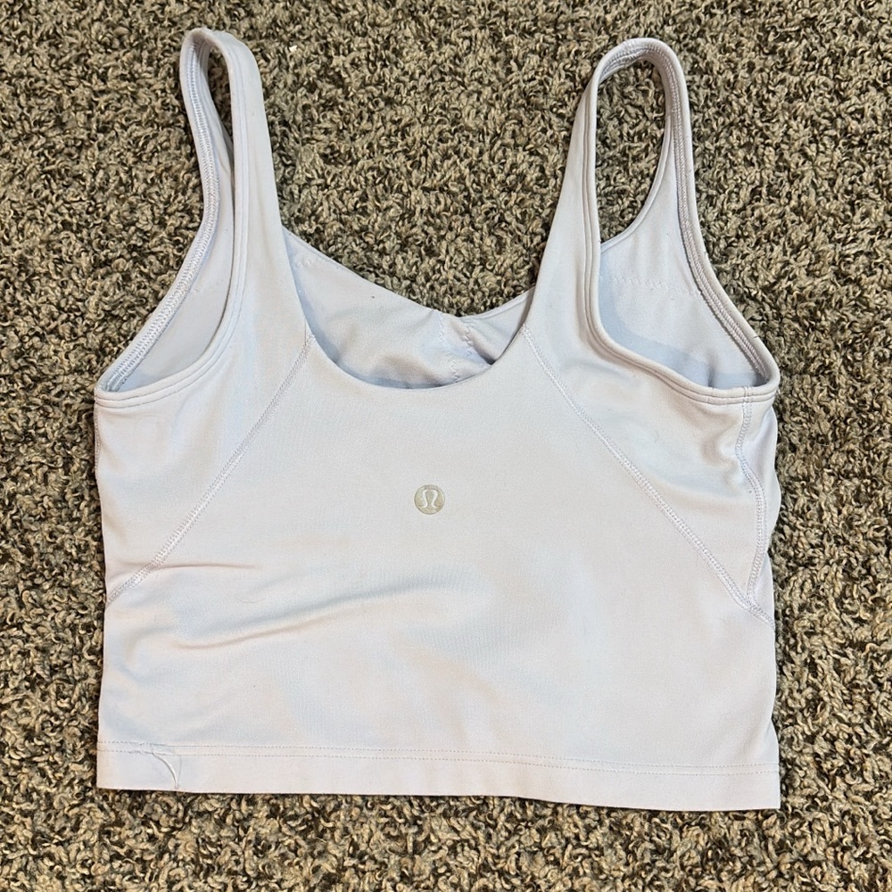 lululemon athletica White Crop Top